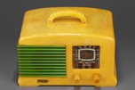 FADA L-56 Catalin Radio in Light Yellow + Bright Green